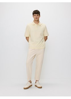 Reserved - Koszulka polo oversize - jasnożółty ze sklepu Reserved w kategorii T-shirty męskie - zdjęcie 173028000