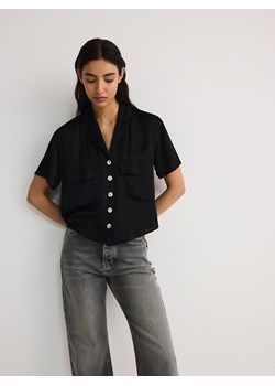 Reserved - Koszula z wiskozy - czarny ze sklepu Reserved w kategorii Koszule damskie - zdjęcie 173028083