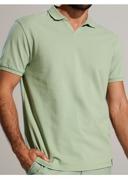 Sinsay - Koszulka polo - zielony ze sklepu Sinsay w kategorii T-shirty męskie - zdjęcie 173028571