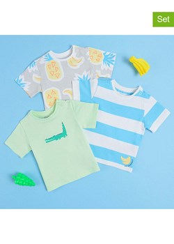 COOL CLUB Koszulki (3 szt.) w kolorze zielono-szaro-niebieskim ze sklepu Limango Polska w kategorii Odzież dla niemowląt - zdjęcie 173029813