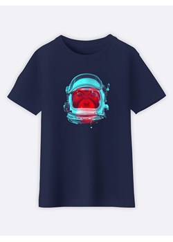WOOOP Koszulka &quot;Space monkey&quot; w kolorze granatowym ze sklepu Limango Polska w kategorii T-shirty chłopięce - zdjęcie 173029840