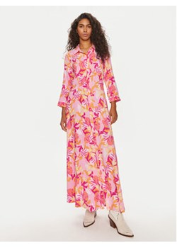 YAS Sukienka koszulowa Savanna 26022663 Różowy Loose Fit ze sklepu MODIVO w kategorii Sukienki - zdjęcie 173030001