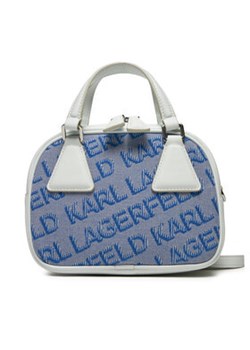 KARL LAGERFELD Torebka 231W3030 Niebieski ze sklepu MODIVO w kategorii Kuferki - zdjęcie 173030042