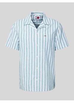 Koszula casualowa o kroju regular fit z wzorem w paski ze sklepu Peek&Cloppenburg  w kategorii Koszule męskie - zdjęcie 173032231