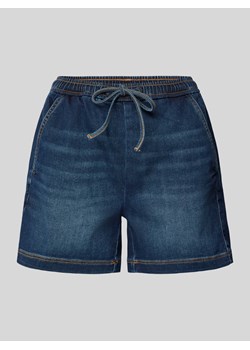 Szorty jeansowe o rozkloszowanym kroju z elastycznym pasem ze sklepu Peek&Cloppenburg  w kategorii Szorty - zdjęcie 173032320