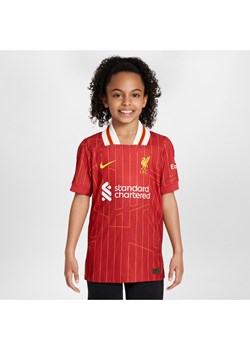 Koszulka piłkarska dla dużych dzieci Nike Dri-FIT ADV Liverpool F.C. Match 2024/25 (wersja domowa) - Czerwony ze sklepu Nike poland w kategorii T-shirty chłopięce - zdjęcie 173032491