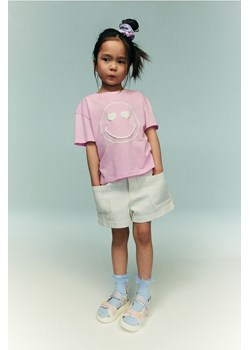 H & M - T-shirt z nadrukiem - Różowy ze sklepu H&M w kategorii Bluzki dziewczęce - zdjęcie 173032761