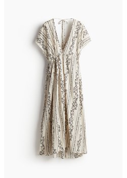 H & M - Bawełniana sukienka oversize - Biały ze sklepu H&M w kategorii Sukienki - zdjęcie 173032771