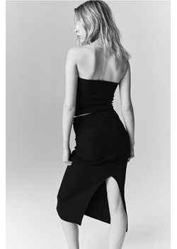 H & M - Ołówkowa spódnica w prążki - Czarny ze sklepu H&M w kategorii Spódnice - zdjęcie 173032794