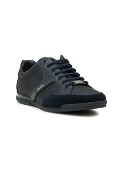 BOSS BLACK Sneakersy Saturn_Lowp | z dodatkiem skóry ze sklepu Gomez Fashion Store w kategorii Buty sportowe męskie - zdjęcie 173039154