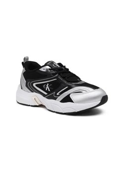 CALVIN KLEIN JEANS Sneakersy RETRO TENNIS | z dodatkiem skóry ze sklepu Gomez Fashion Store w kategorii Buty sportowe damskie - zdjęcie 173040913