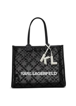 Karl Lagerfeld Shopperka k/skuare lg tote mono flock ze sklepu Gomez Fashion Store w kategorii Torby Shopper bag - zdjęcie 173047502