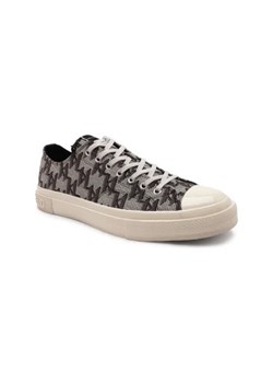 Karl Lagerfeld Trampki KAMPUS III Monogram Jacquard Lo | z dodatkiem skóry ze sklepu Gomez Fashion Store w kategorii Trampki męskie - zdjęcie 173050092