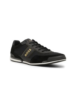 BOSS BLACK Sneakersy Saturn_Lowp_pulg | z dodatkiem skóry ze sklepu Gomez Fashion Store w kategorii Buty sportowe męskie - zdjęcie 173051292