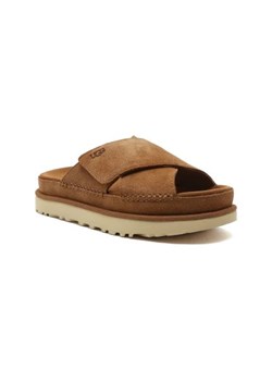 UGG Skórzane klapki W GOLDENSTAR CROSS ze sklepu Gomez Fashion Store w kategorii Klapki damskie - zdjęcie 173051954