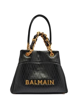 Balmain Skórzana torebka biznesowa 1945 SOFT CABAS-CUIR EMBOSSE GRILLE ze sklepu Gomez Fashion Store w kategorii Torby Shopper bag - zdjęcie 173058550