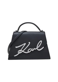 Karl Lagerfeld Skórzana torebka na ramię k/signature 2.0 md ze sklepu Gomez Fashion Store w kategorii Listonoszki - zdjęcie 173068342
