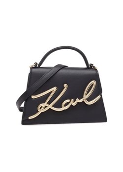 Karl Lagerfeld Skórzana torebka na ramię k/signature 2.0 sm ze sklepu Gomez Fashion Store w kategorii Listonoszki - zdjęcie 173069120