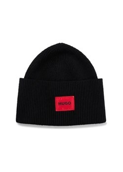 HUGO Wełniana czapka Xaff 6 ze sklepu Gomez Fashion Store w kategorii Czapki zimowe męskie - zdjęcie 173072201