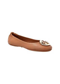 TORY BURCH Skórzane baleriny MINNIE TRAVEL ze sklepu Gomez Fashion Store w kategorii Balerinki - zdjęcie 173077834