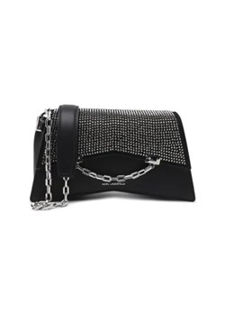 Karl Lagerfeld Skórzana torebka na ramię k/seven 2.0 sp cb rhinestones ze sklepu Gomez Fashion Store w kategorii Kopertówki - zdjęcie 173080062