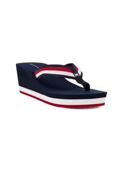 Tommy Hilfiger Japonki CORPORATE WEDGE beach ze sklepu Gomez Fashion Store w kategorii Klapki damskie - zdjęcie 173084502