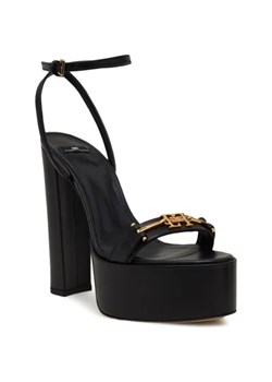 Elisabetta Franchi Skórzane sandały na słupku ze sklepu Gomez Fashion Store w kategorii Sandały damskie - zdjęcie 173085012