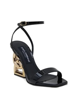 Dolce & Gabbana Skórzane sandały na słupku ze sklepu Gomez Fashion Store w kategorii Sandały damskie - zdjęcie 173088102