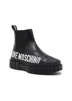 Love Moschino Skórzane sztyblety ze sklepu Gomez Fashion Store w kategorii Botki - zdjęcie 173089714