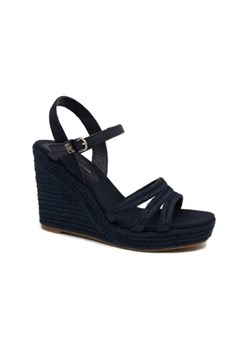 Tommy Hilfiger Koturny ESSENTIAL BASIC WEDGE SANDAL | z dodatkiem skóry ze sklepu Gomez Fashion Store w kategorii Espadryle damskie - zdjęcie 173090040