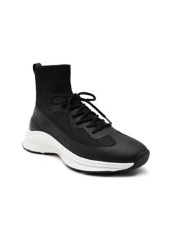 Karl Lagerfeld Sneakersy LUX FINESSE Hi Pull On Runner | z dodatkiem skóry ze sklepu Gomez Fashion Store w kategorii Buty sportowe męskie - zdjęcie 173095050