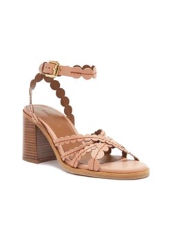 See By Chloé Skórzane sandały na słupku KADDY ze sklepu Gomez Fashion Store w kategorii Sandały damskie - zdjęcie 173098382