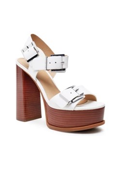 Michael Kors Skórzane sandały na słupku COLBY ze sklepu Gomez Fashion Store w kategorii Sandały damskie - zdjęcie 173107160