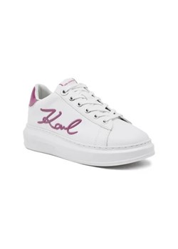 Karl Lagerfeld Skórzane sneakersy SIGNIA LACE ze sklepu Gomez Fashion Store w kategorii Buty sportowe damskie - zdjęcie 173108360