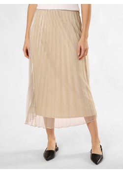 s.Oliver BLACK LABEL Spódnica damska Kobiety Sztuczne włókno beżowy jednolity ze sklepu vangraaf w kategorii Spódnice - zdjęcie 173115982