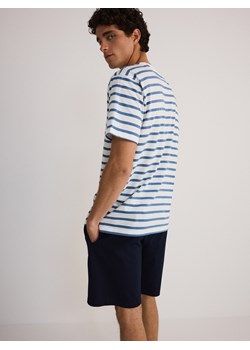 Reserved - Dwuczęściowa piżama w paski - jasnoniebieski ze sklepu Reserved w kategorii Piżamy męskie - zdjęcie 173117093