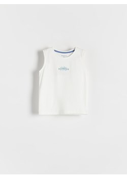 Reserved - T-shirt bez rękawów - złamana biel ze sklepu Reserved w kategorii Koszulki niemowlęce - zdjęcie 173117210