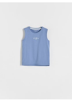 Reserved - T-shirt bez rękawów - niebieski ze sklepu Reserved w kategorii Koszulki niemowlęce - zdjęcie 173117212