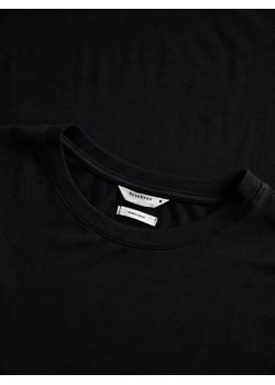 Reserved - T-shirt regular z tkaniny bambusowej - czarny ze sklepu Reserved w kategorii T-shirty męskie - zdjęcie 173117404