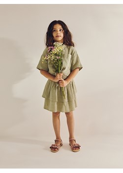 Reserved - Muślinowa spódnica - oliwkowy ze sklepu Reserved w kategorii Spódnice dziewczęce - zdjęcie 173117563