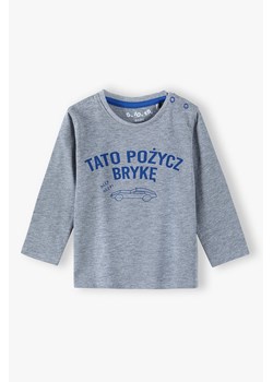 Bluzka niemowlęca z polskim napisem - TATO POŻYCZ BRYKĘ ze sklepu 5.10.15 w kategorii Kaftaniki i bluzki - zdjęcie 173118414