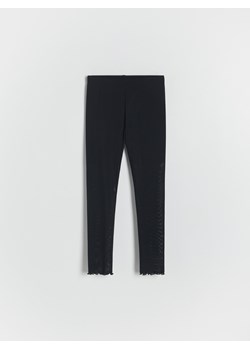 Reserved - Transparentne spodnie - czarny ze sklepu Reserved w kategorii Spodnie dziewczęce - zdjęcie 173118984