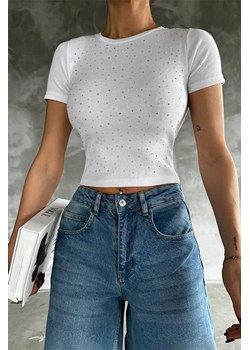 T-shirt ZIOLMERA WHITE ze sklepu Ivet Shop w kategorii Bluzki damskie - zdjęcie 173119453