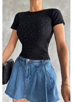 T-shirt ZIOLMERA BLACK ze sklepu Ivet Shop w kategorii Bluzki damskie - zdjęcie 173119454
