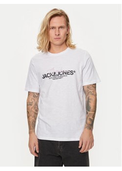Jack&Jones T-Shirt Joraruba 12255452 Biały Standard Fit ze sklepu MODIVO w kategorii T-shirty męskie - zdjęcie 173119830