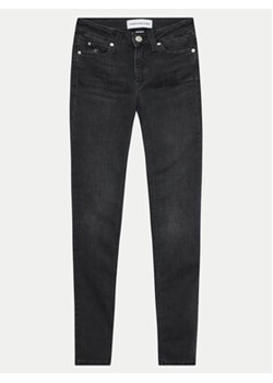 Calvin Klein Jeans Jeansy J20J214099 Czarny Skinny Fit ze sklepu MODIVO w kategorii Jeansy damskie - zdjęcie 173119941