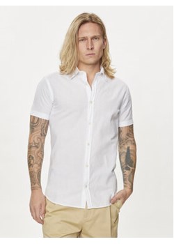 Jack&Jones Koszula Jjelinen 12248592 Biały Slim Fit ze sklepu MODIVO w kategorii Koszule męskie - zdjęcie 173120001