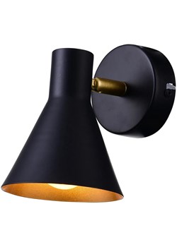 Czarny kinkiet ścienny industrialny - 5X K067 W7-E54 ze sklepu Edinos.pl w kategorii Lampy ścienne - zdjęcie 173121700