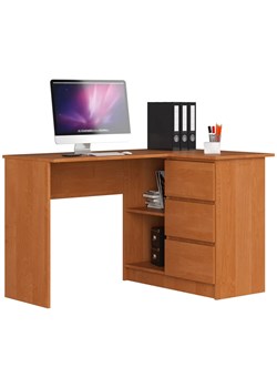 Narożne biurko młodzieżowe olcha - Heron 2X ze sklepu Edinos.pl w kategorii Biurka i sekretarzyki - zdjęcie 173122231
