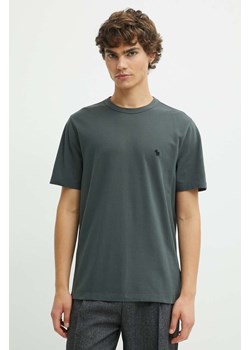 Abercrombie &amp; Fitch t-shirt męski kolor zielony gładki KI124-4099-300 ze sklepu ANSWEAR.com w kategorii T-shirty męskie - zdjęcie 173123434